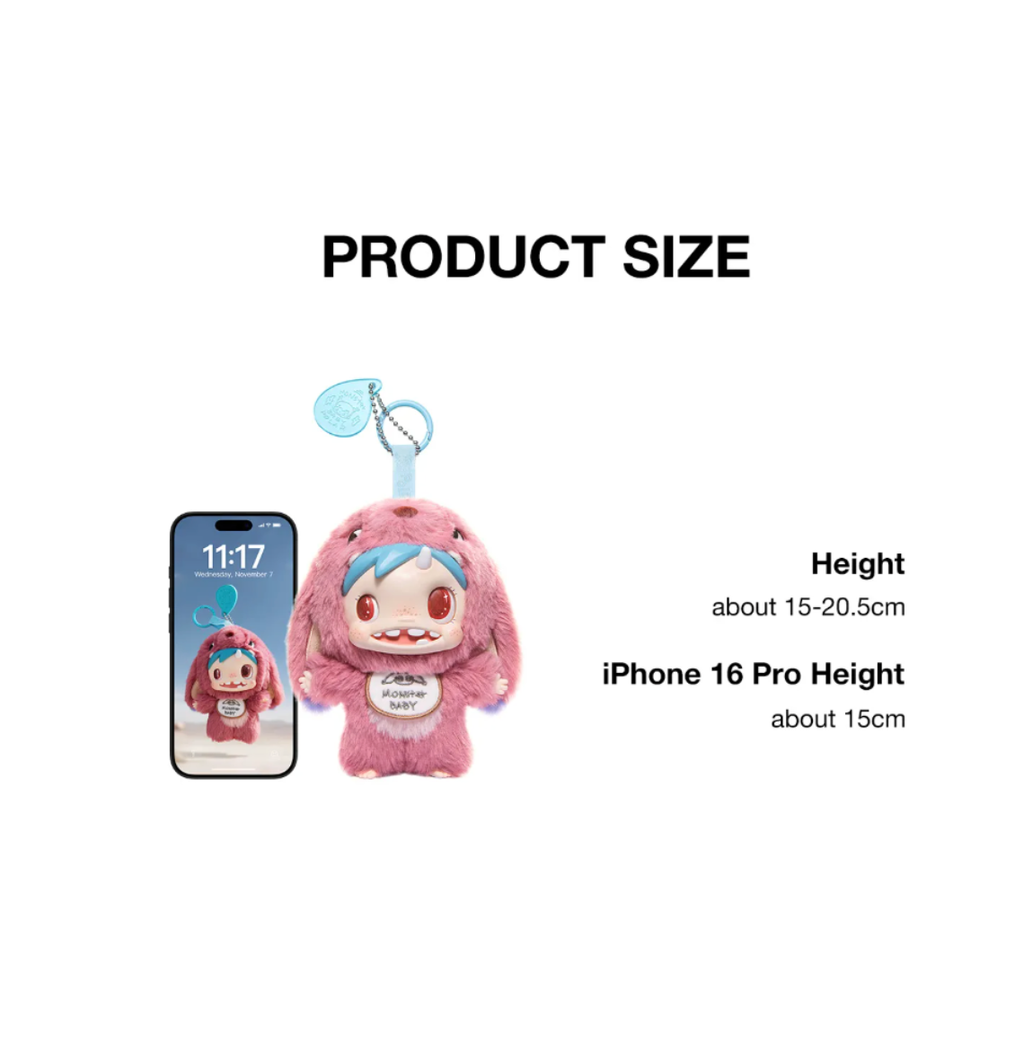POP MART POLAR Monster Baby Collection Series Plush Pendant Ver.1