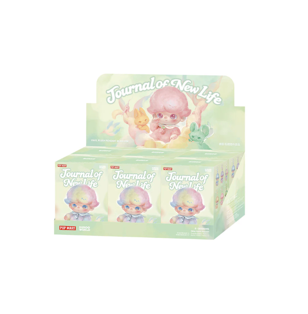 POP MART DIMOO Journal of New Life Series Vinyl Plush Pendant Blind Box