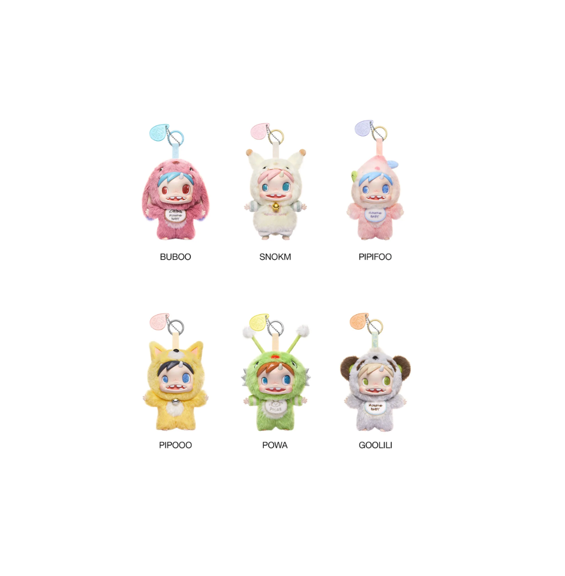 POP MART POLAR Monster Baby Collection Series Plush Pendant Ver.1
