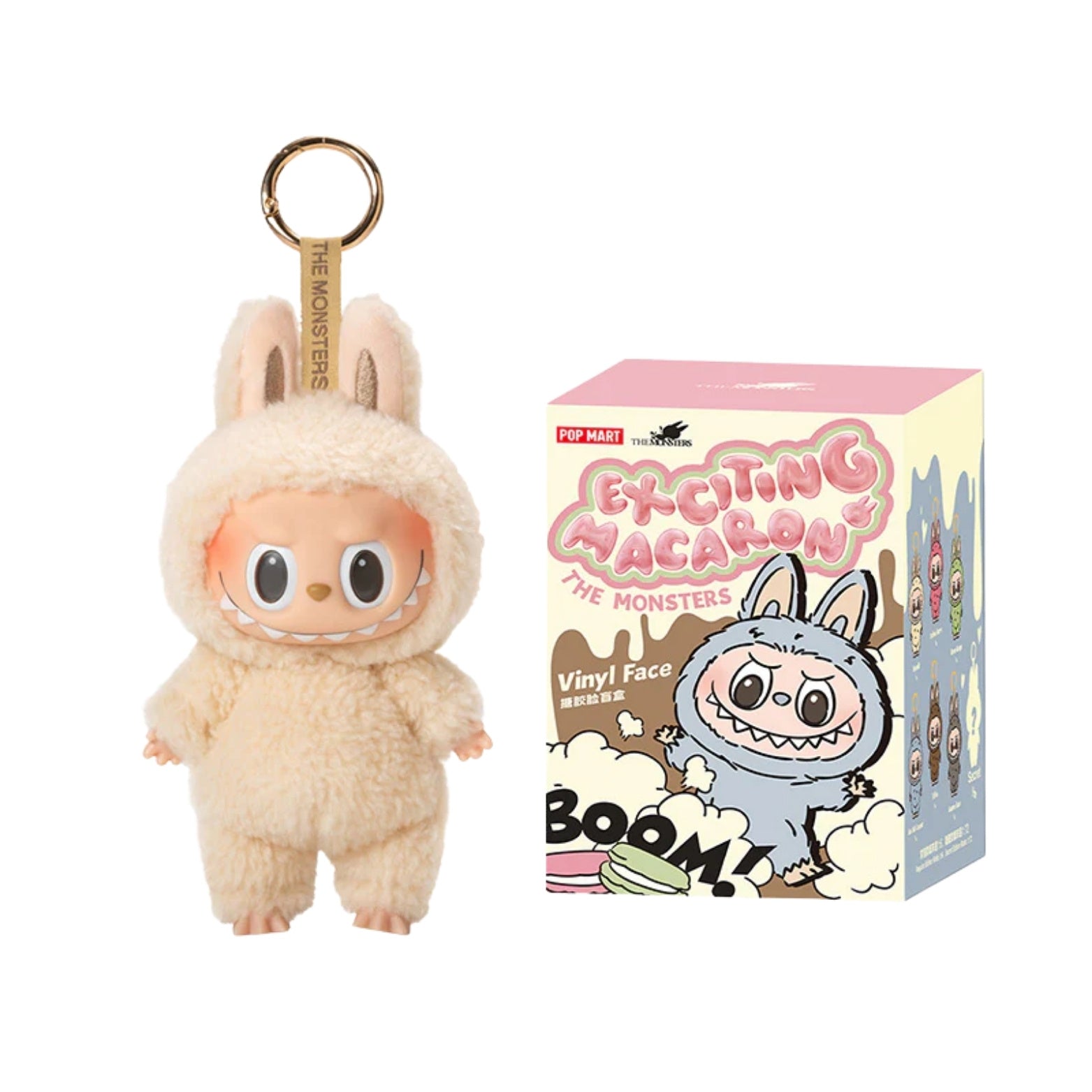 POP MART The Monsters Exciting Macaron Series Plush Pendant