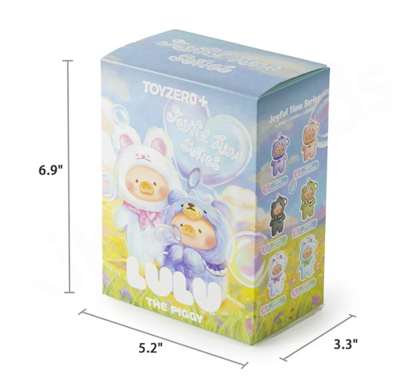 LuLu the Piggy Joyful Time Series Plush Keychain Blind Box