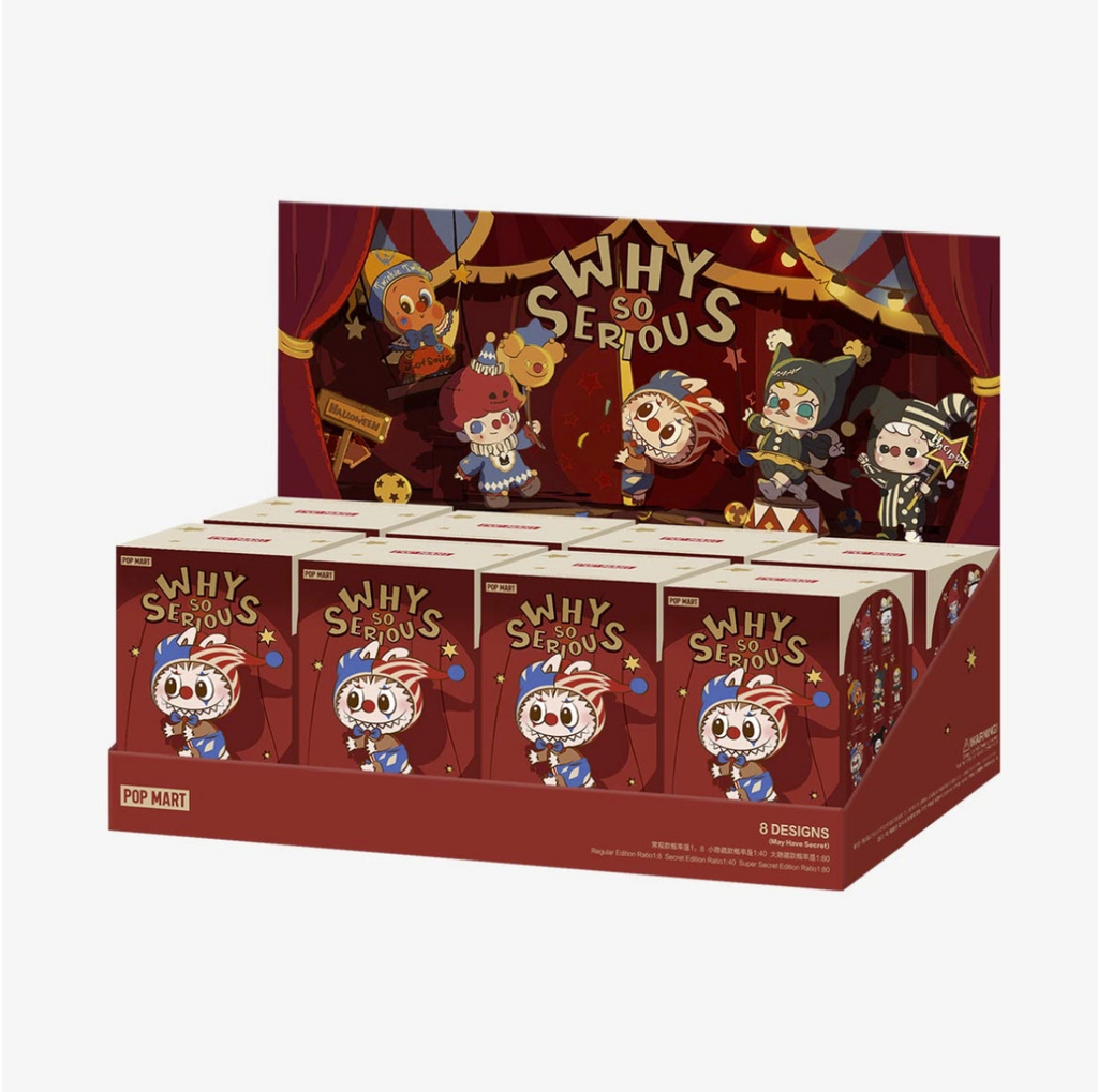 Monsters WHY SO SERIOUS Series Vinyl Plush Pendant Blind Box