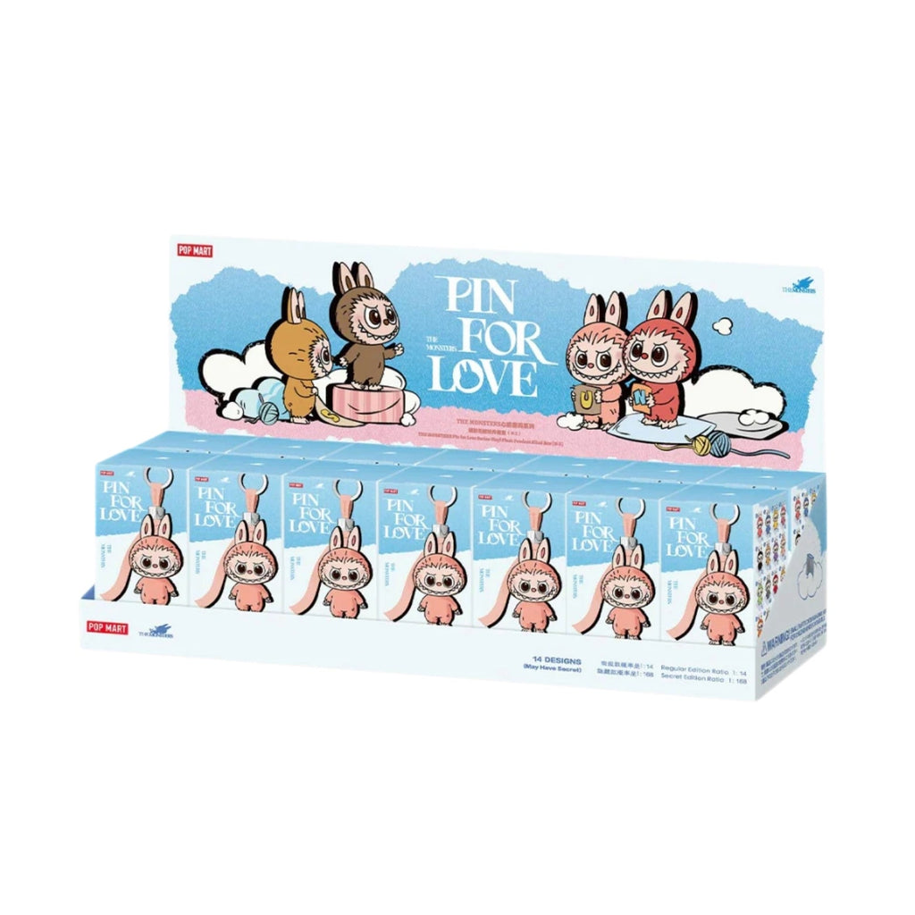 POP MART THE MONSTERS Pin for Love Series-Vinyl Plush Pendant Blind Box